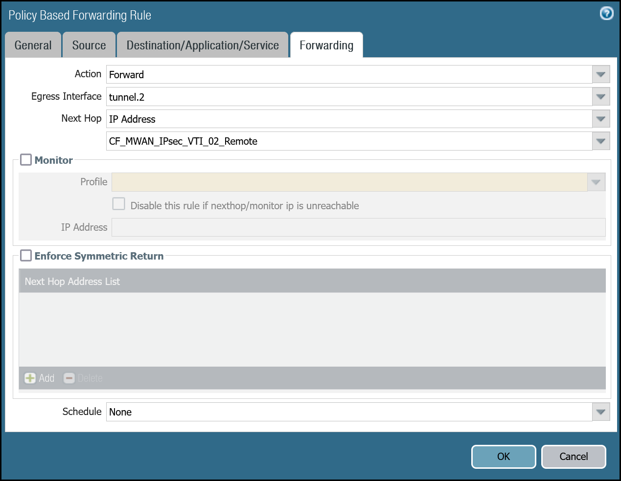 Bidirectional Health Checks via tunnel.2 - Forwarding